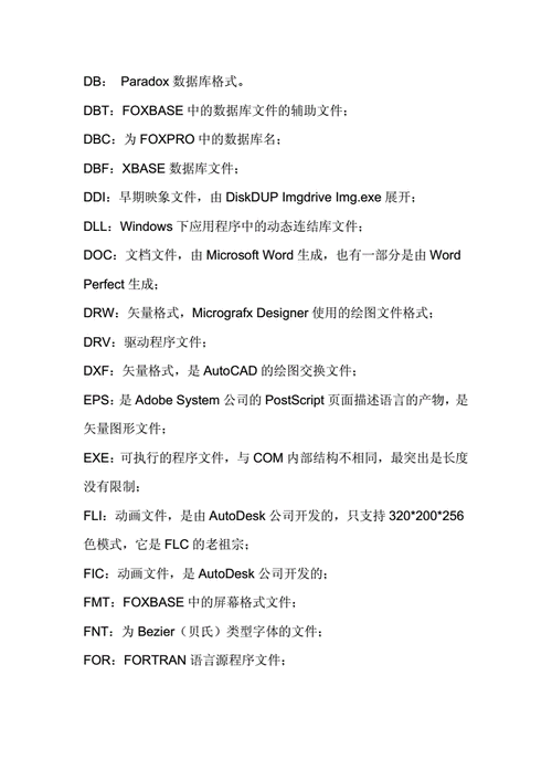 揭秘文件后缀，掌握关键信息，轻松洞悉文件内涵 第3张