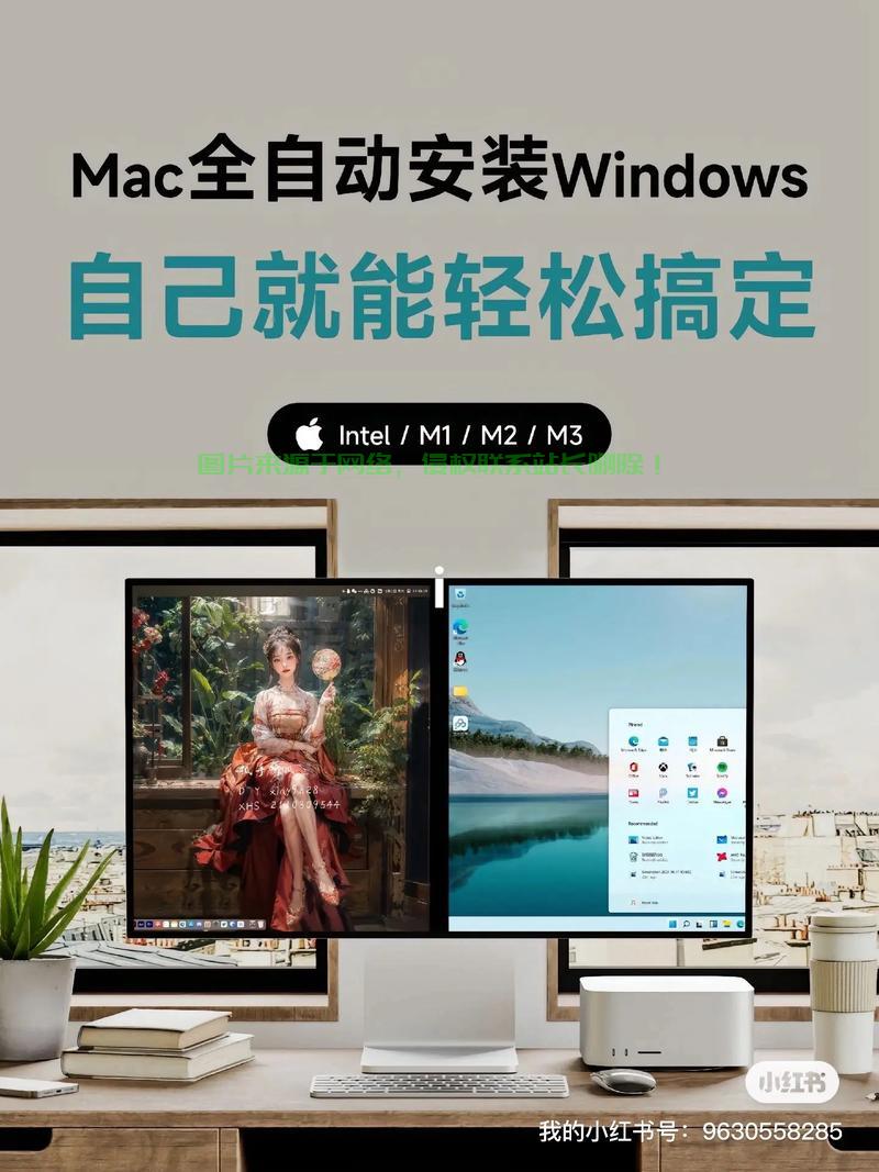 Mac Mini双系统切换，Win10安装与切换指南 第1张