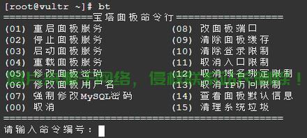 宝塔开启服务器命令怎么用? 第2张